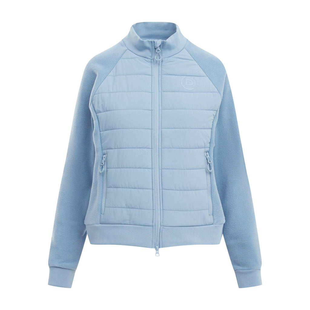 Womens Insulated Hybrid Jacket Blue Fog