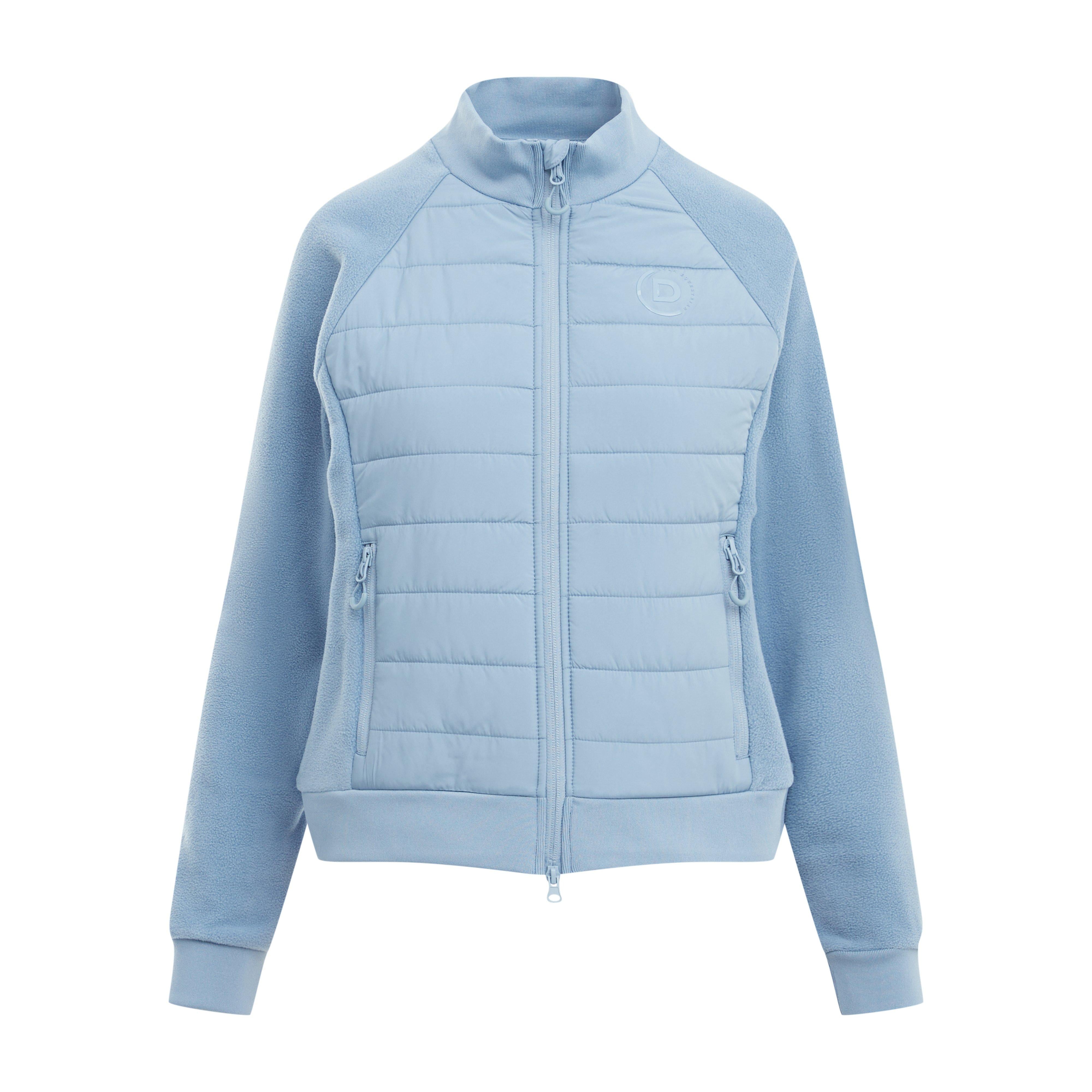 Womens Insulated Hybrid Jacket Blue Fog