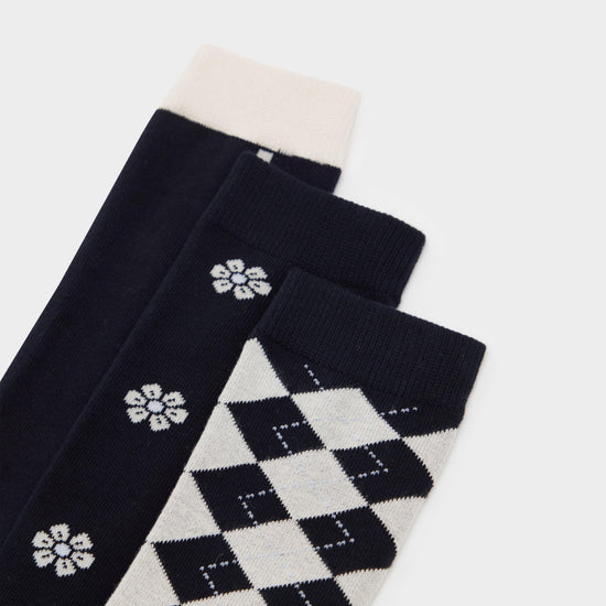 3 Pack Socks Classic Navy