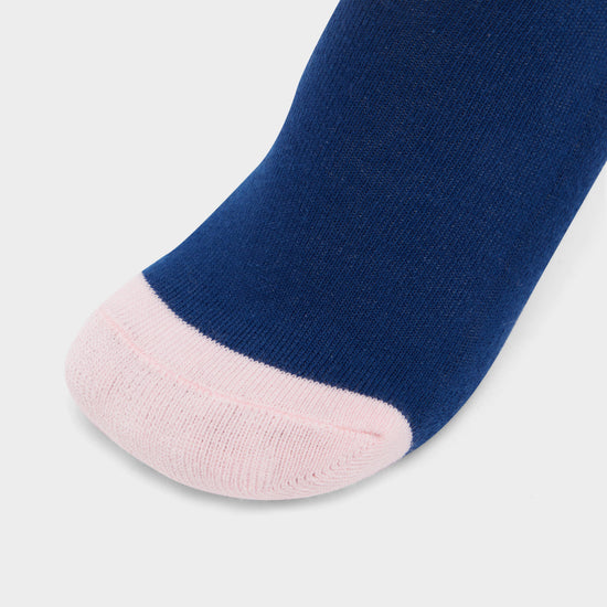 3 Pack Socks True Navy/Pink Tulle Pony