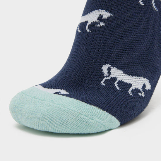 Single Pack Socks Naval Academy/White Horses