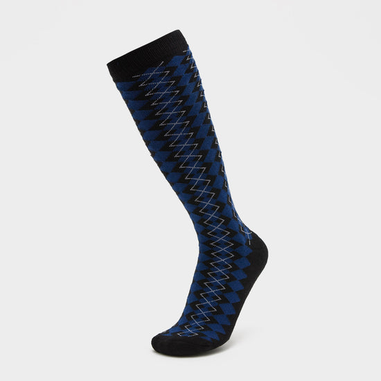 Single Pack Socks True Navy/Argyle