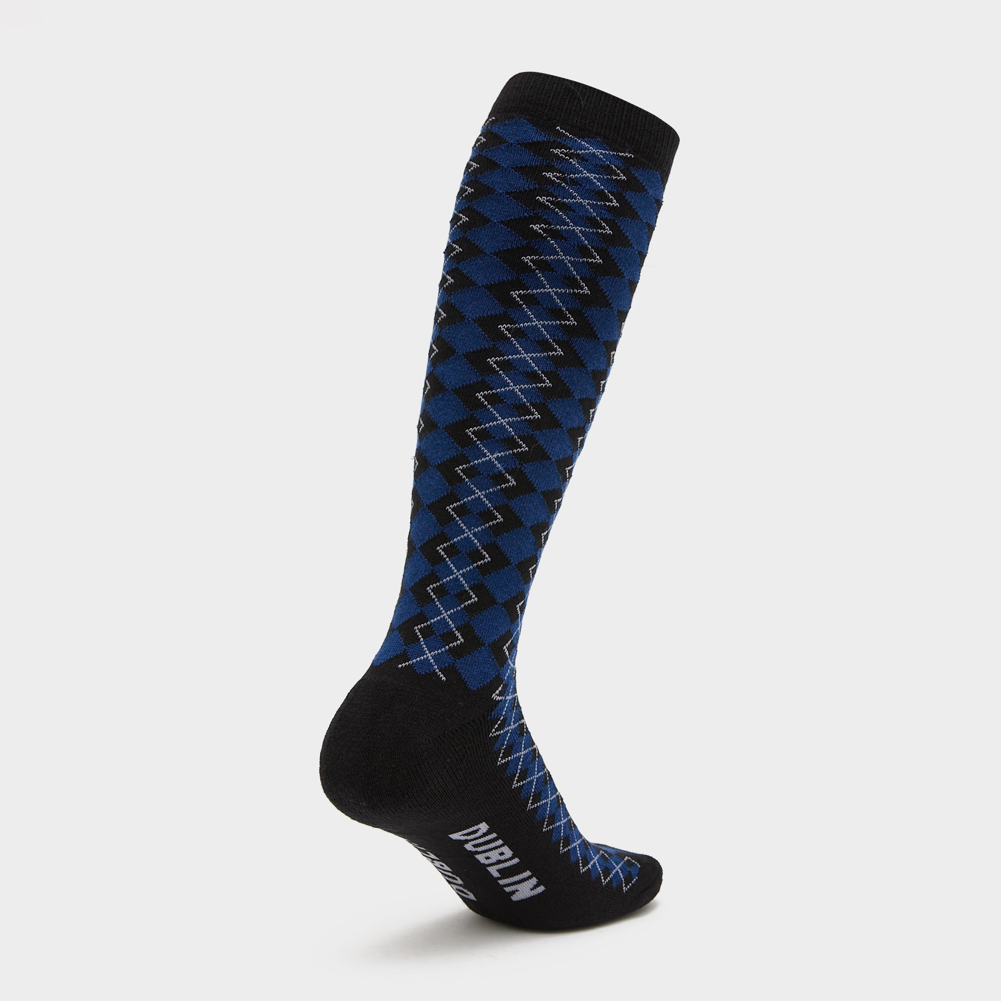 Single Pack Socks True Navy/Argyle