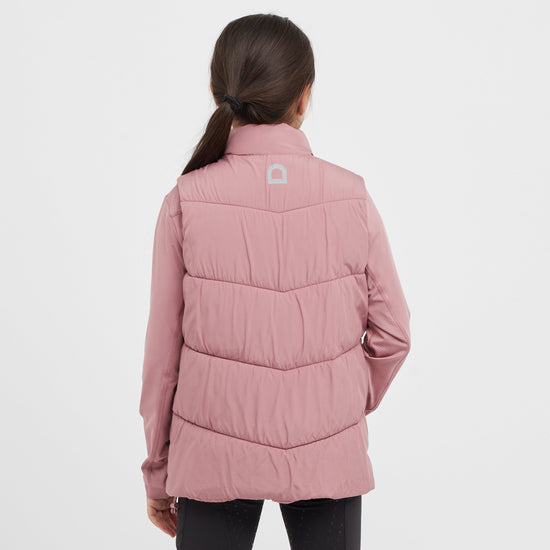 Kids Puffer Bodywarmer Dusty Rose