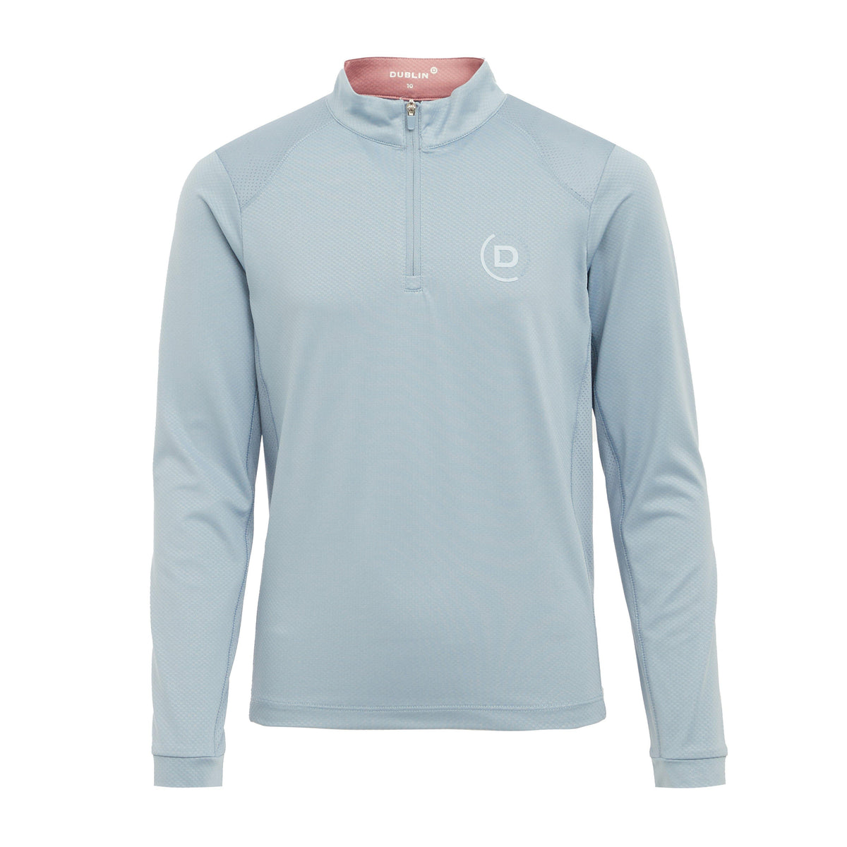 Kids Breathable Long Sleeved Riding Top Blue Fog