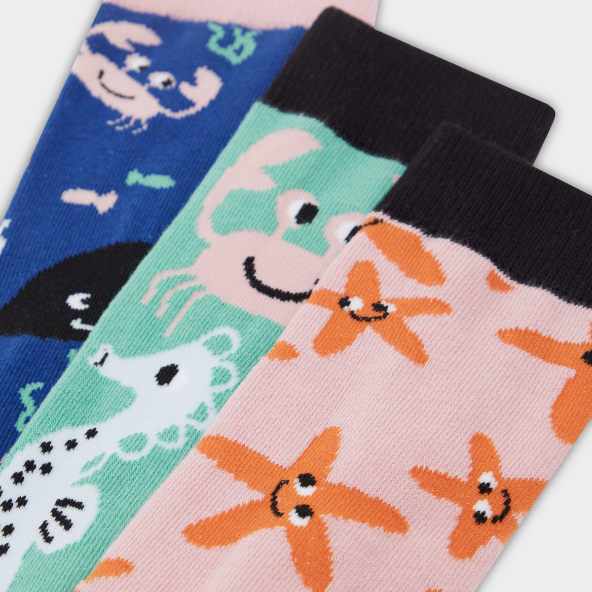 Kids 3 Pack Socks Aquatica