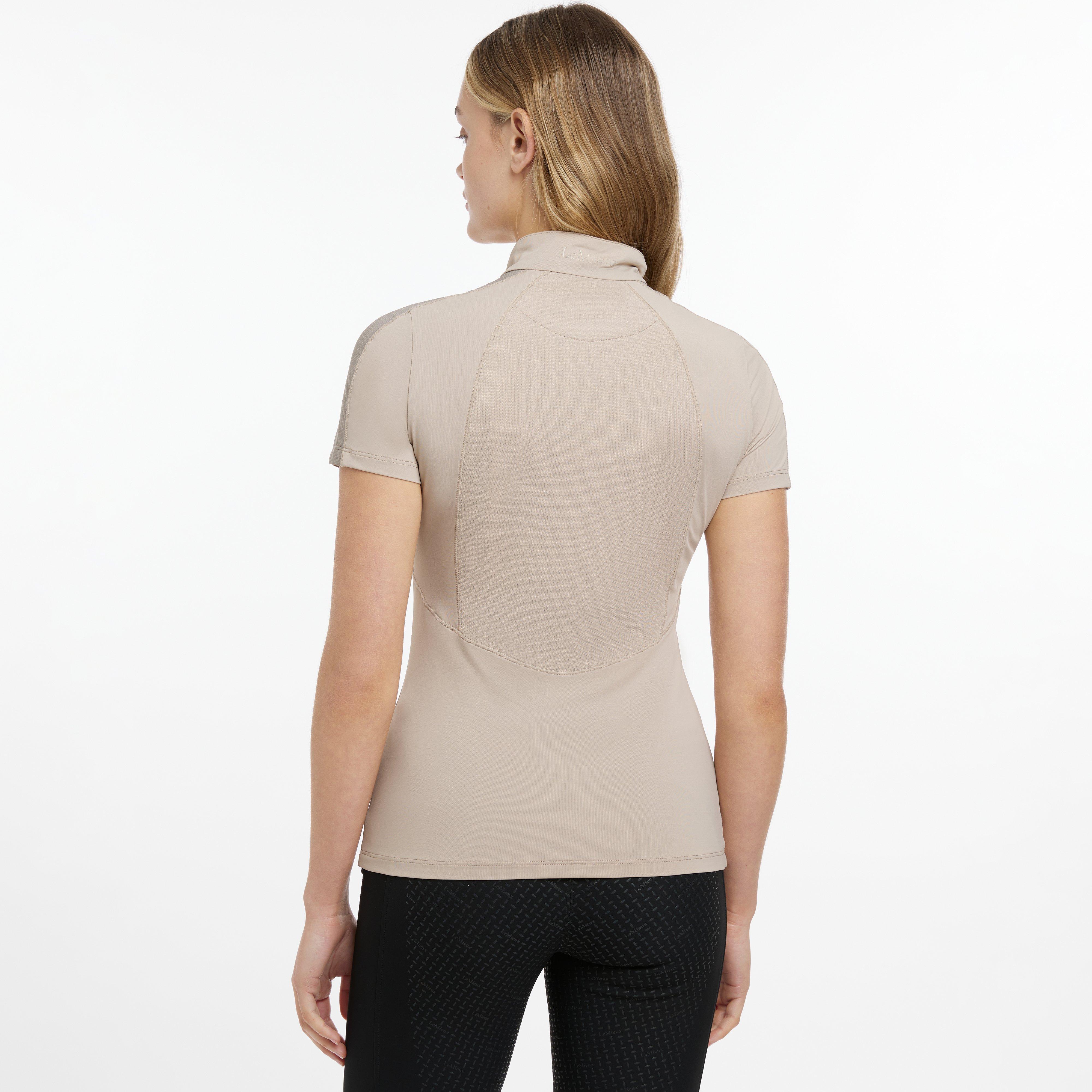 Womens Maria Mesh Short Sleeve Base Layer Almond