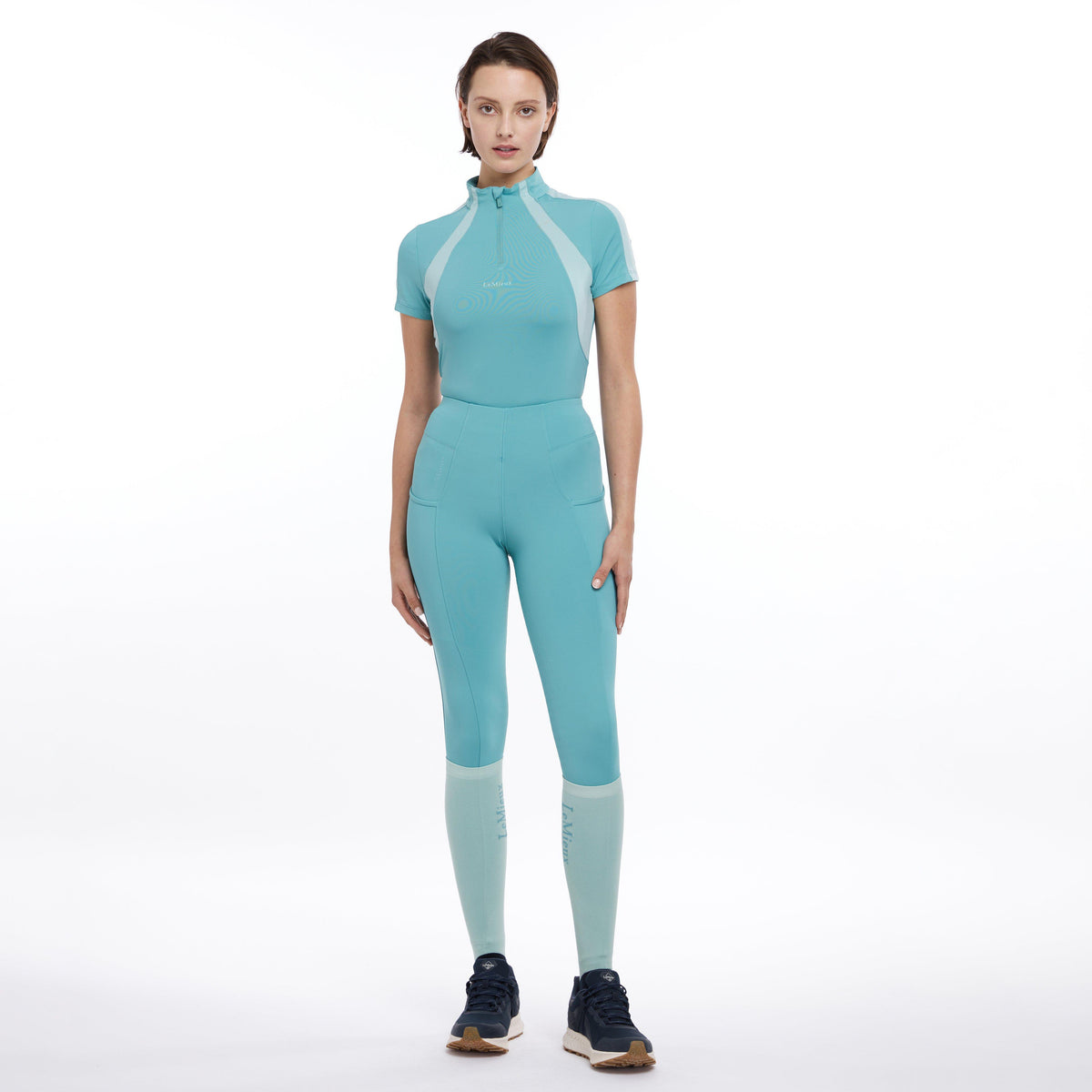 Womens Maria Mesh Short Sleeve Base Layer Lagoon