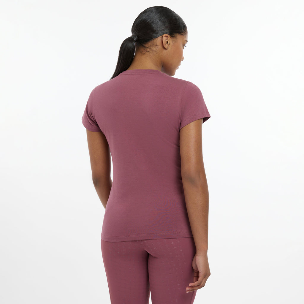 Womens Classique T-Shirt Rosewood
