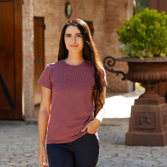 Womens Classique T-Shirt Rosewood