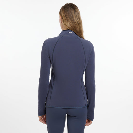 Womens Faye Fleece Zip Through Dusk Blue