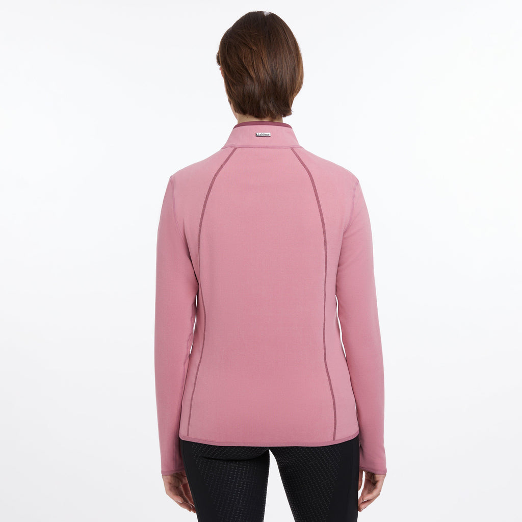 Womens Faye Fleece Zip Through Peony