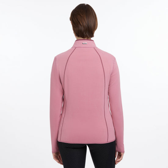 Womens Faye Fleece Zip Through Peony