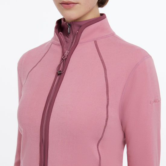 Womens Faye Fleece Zip Through Peony