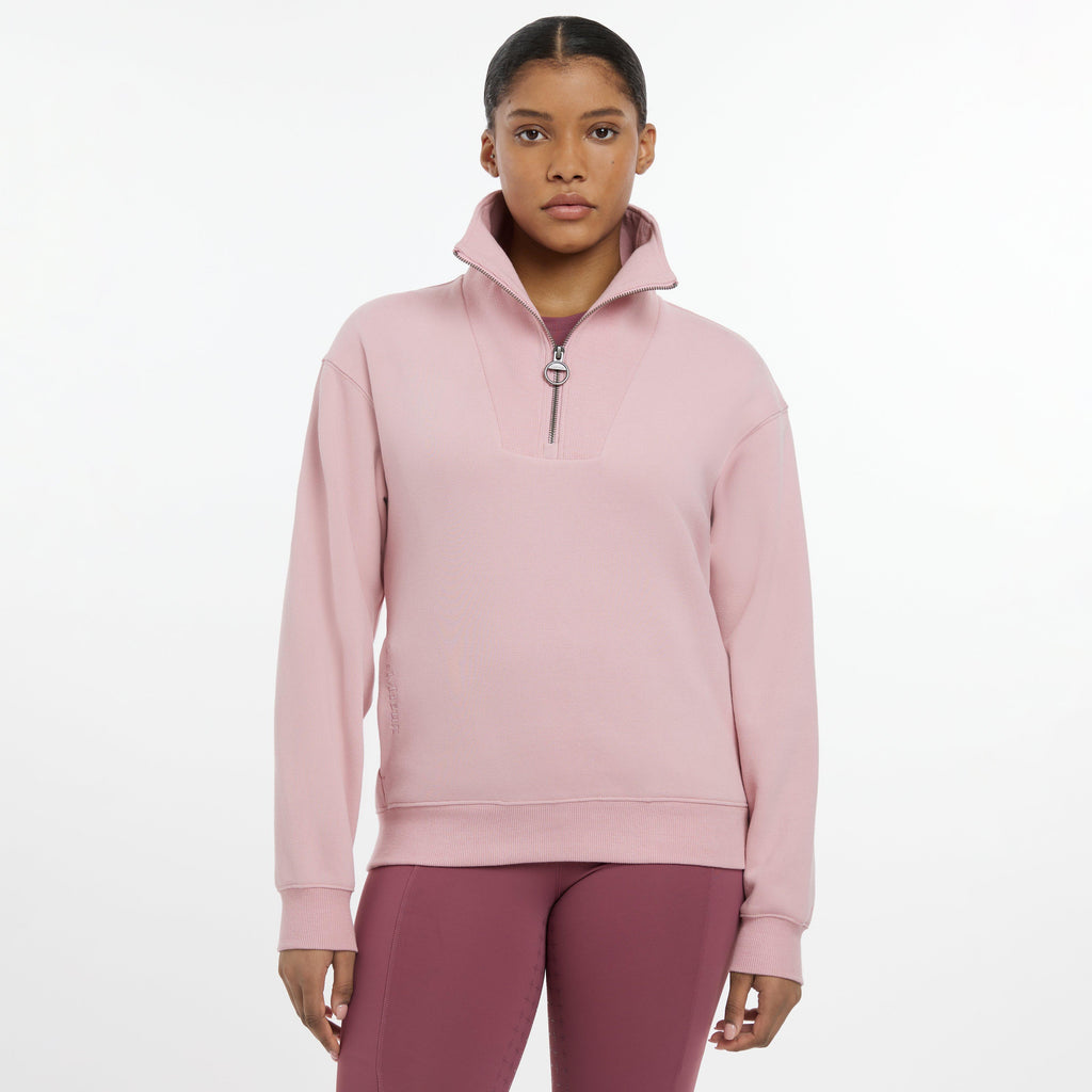 Womens Keira Quarter Neck Sweater Blossom