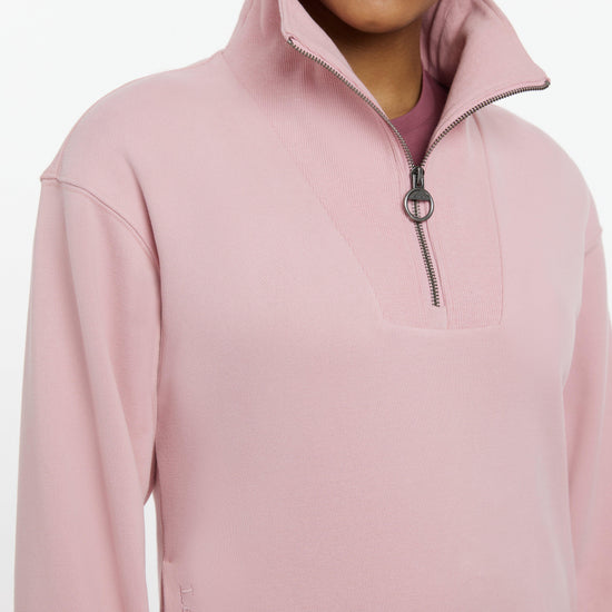 Womens Keira Quarter Neck Sweater Blossom