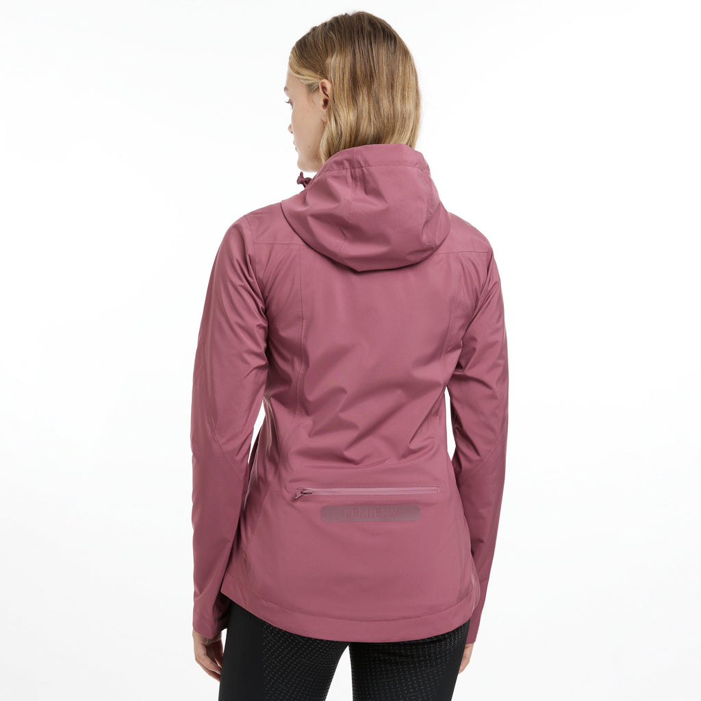 Womens Isla Short Waterproof Jacket Rosewood