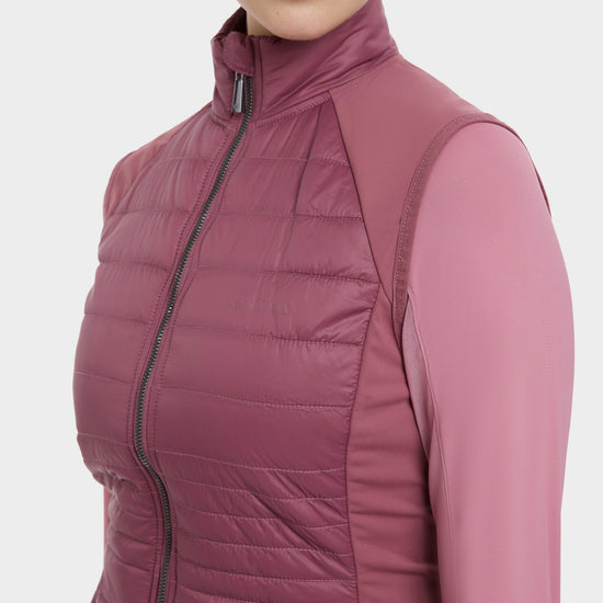 Womens Juliette Gilet Rosewood