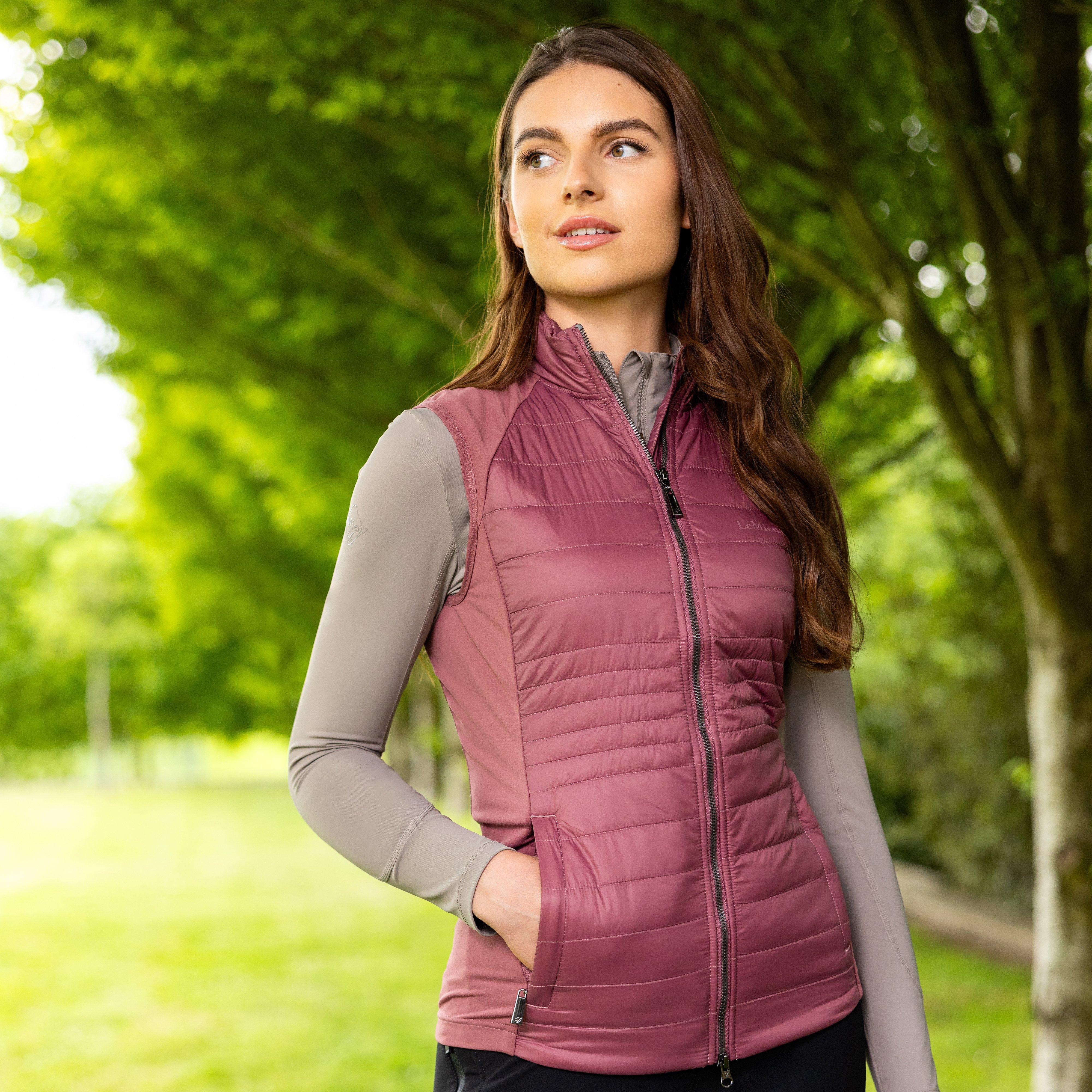 Womens Juliette Gilet Rosewood