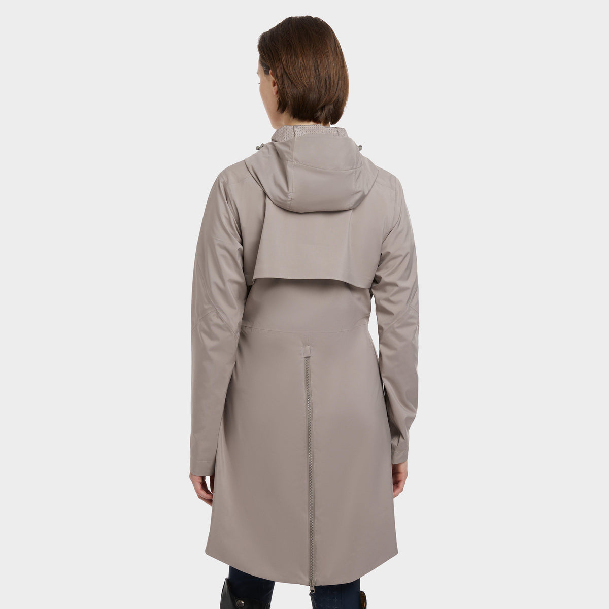 Womens Grace Long Rain Jacket Pecan