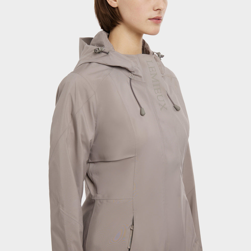 Womens Grace Long Rain Jacket Pecan