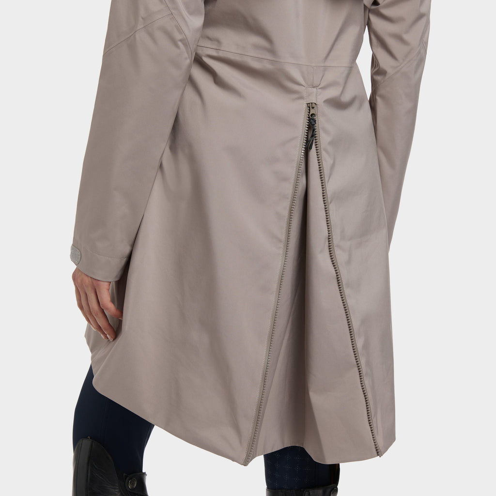 Womens Grace Long Rain Jacket Pecan