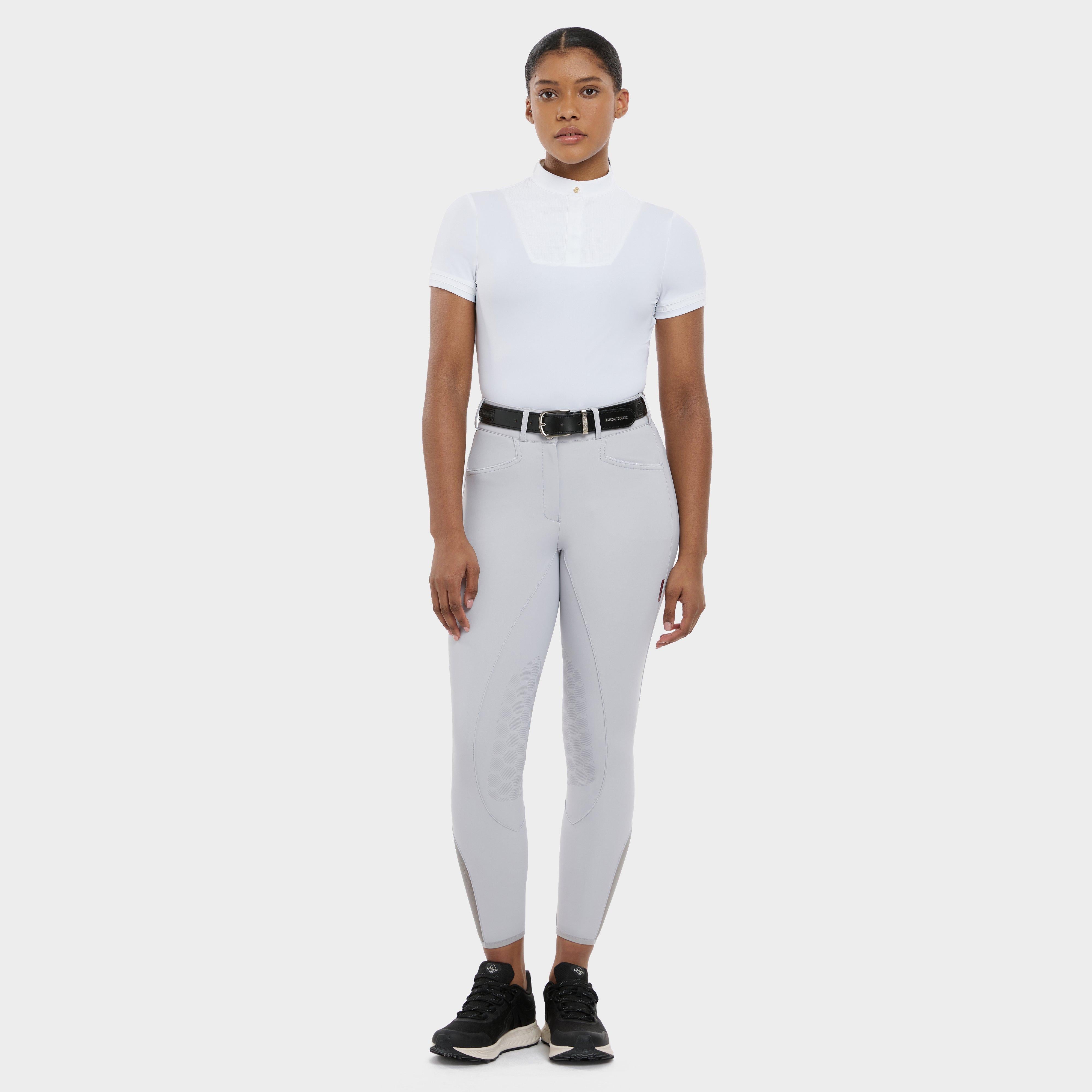 Womens Imogen Knee Grip Breeches Light Grey