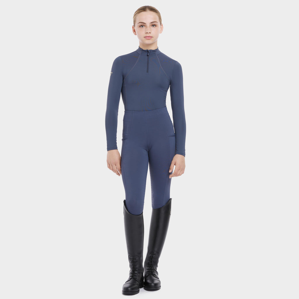 Young Rider Base Layer Dusk Blue