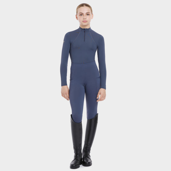 Young Rider Base Layer Dusk Blue