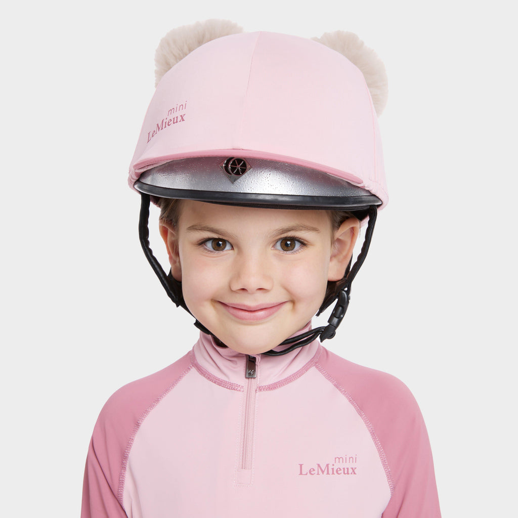 Mini Double Pom Hat Silk Blossom