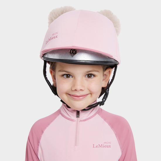 Mini Double Pom Hat Silk Blossom