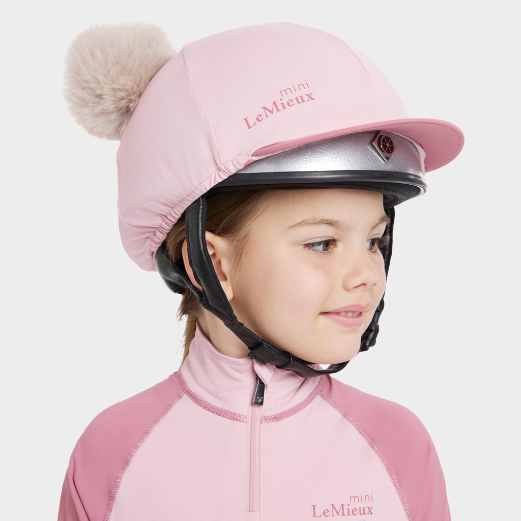 Mini Double Pom Hat Silk Blossom