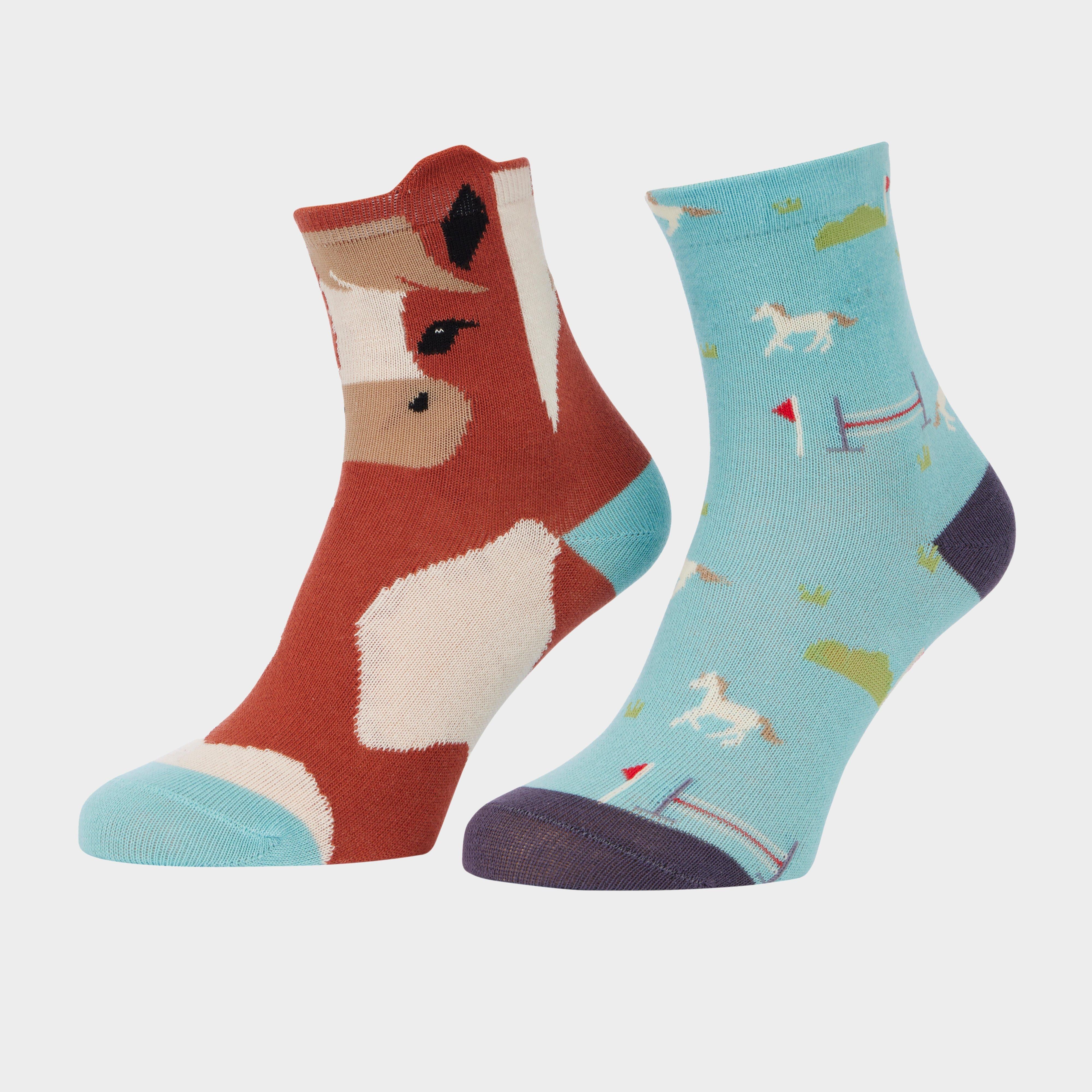 Kids Mini Character Socks 2 Pack Flash