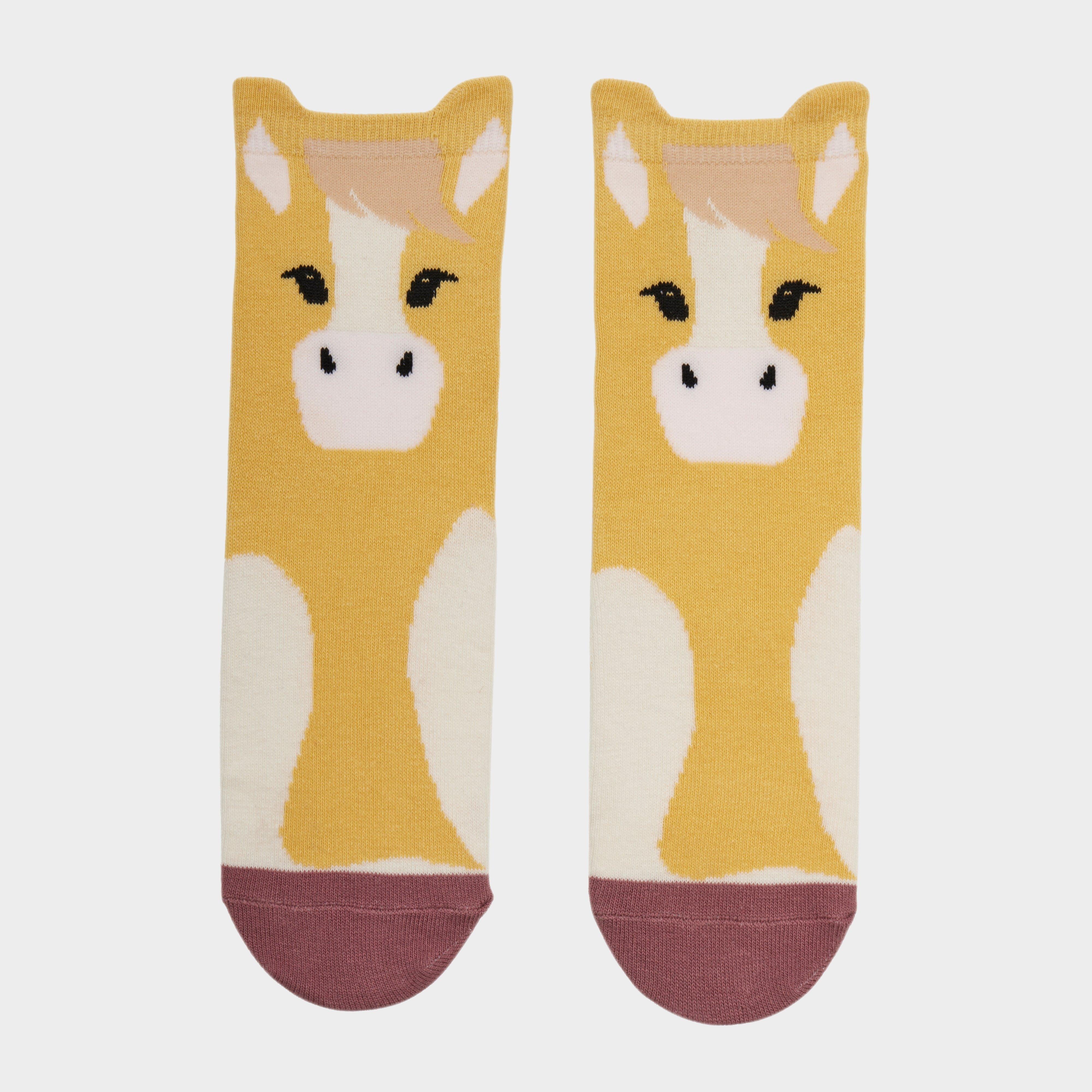 Kids Mini Character Socks 2 Pack Lemon