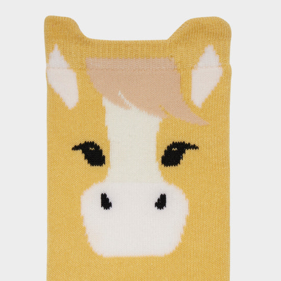 Kids Mini Character Socks 2 Pack Lemon