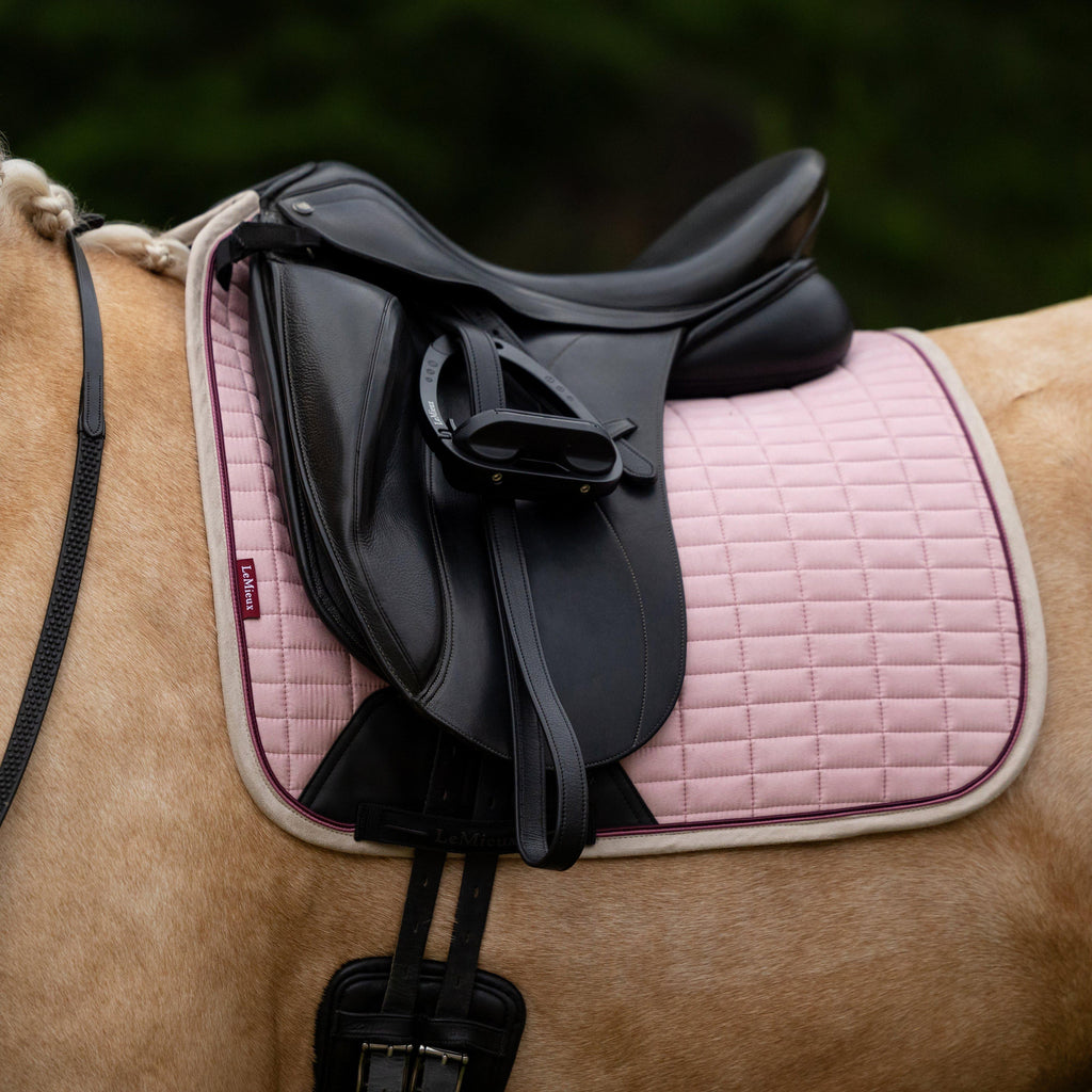 Suede Dressage Saddle Pad Blossom
