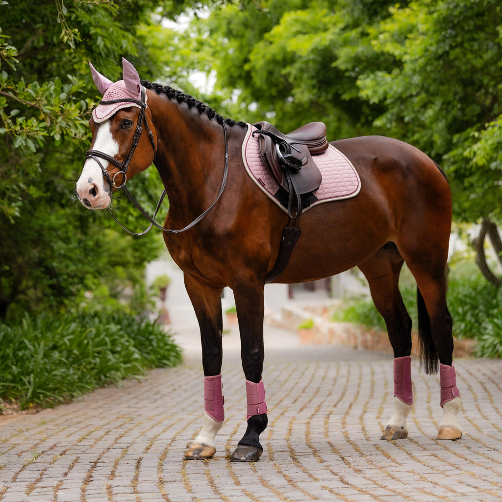 Suede Close Contact Saddle Pad Blossom