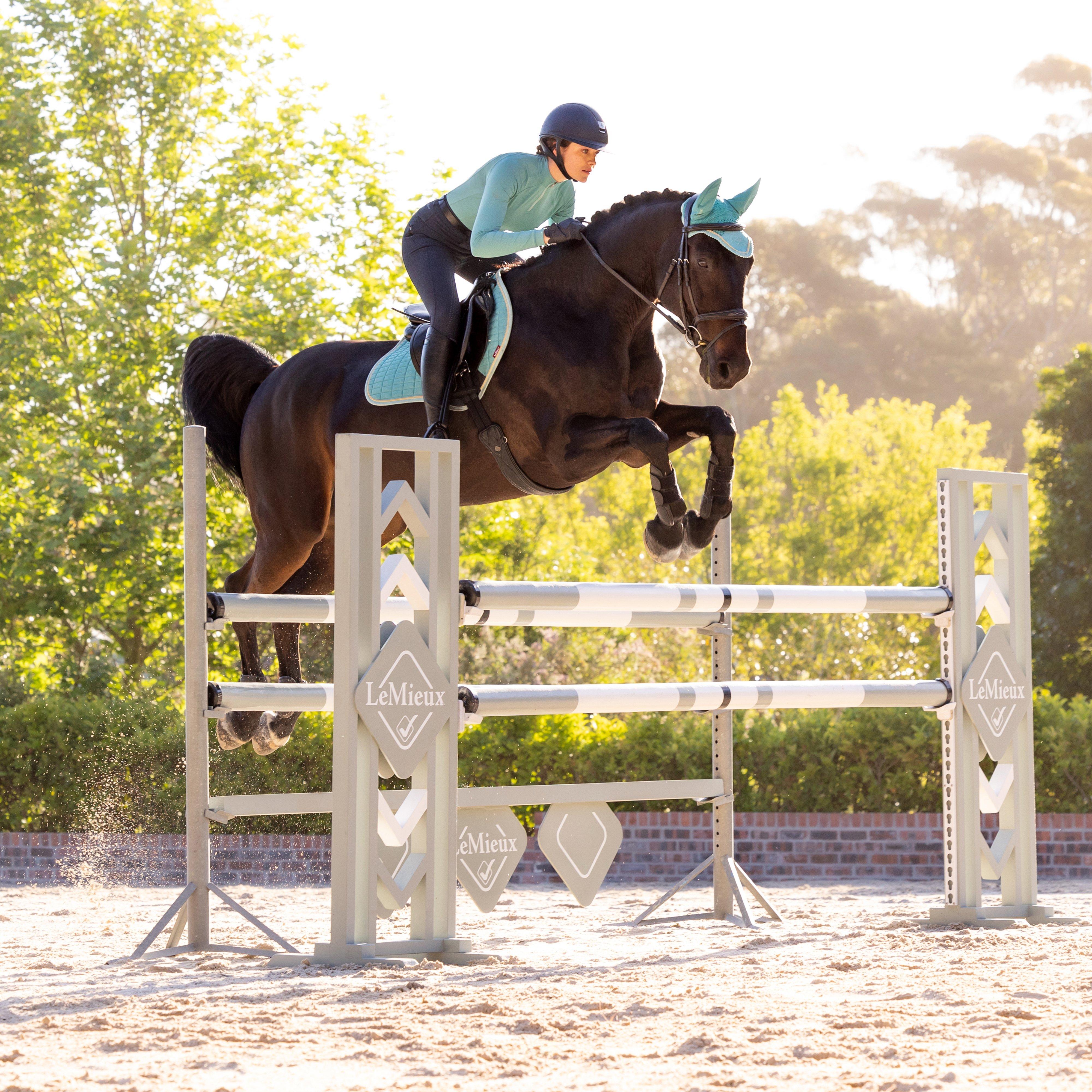 Suede Close Contact Saddle Pad Lagoon