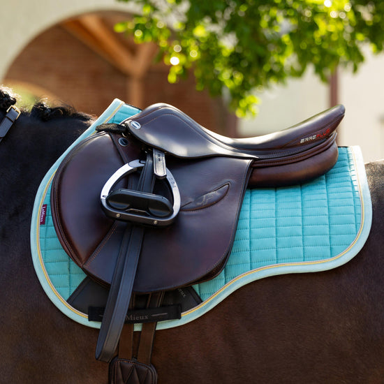 Suede GP Saddle Pad Lagoon