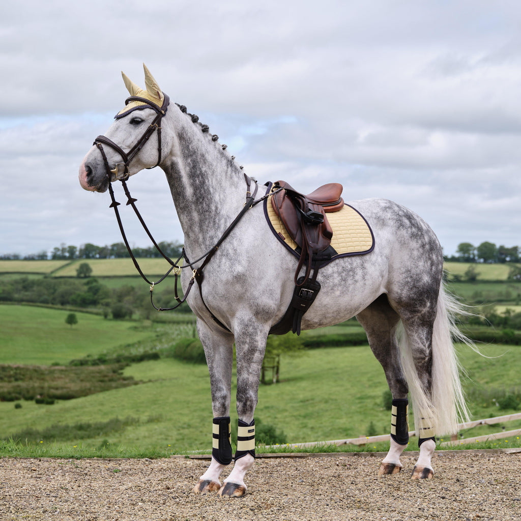 Suede Close Contact Saddle Pad Mimosa