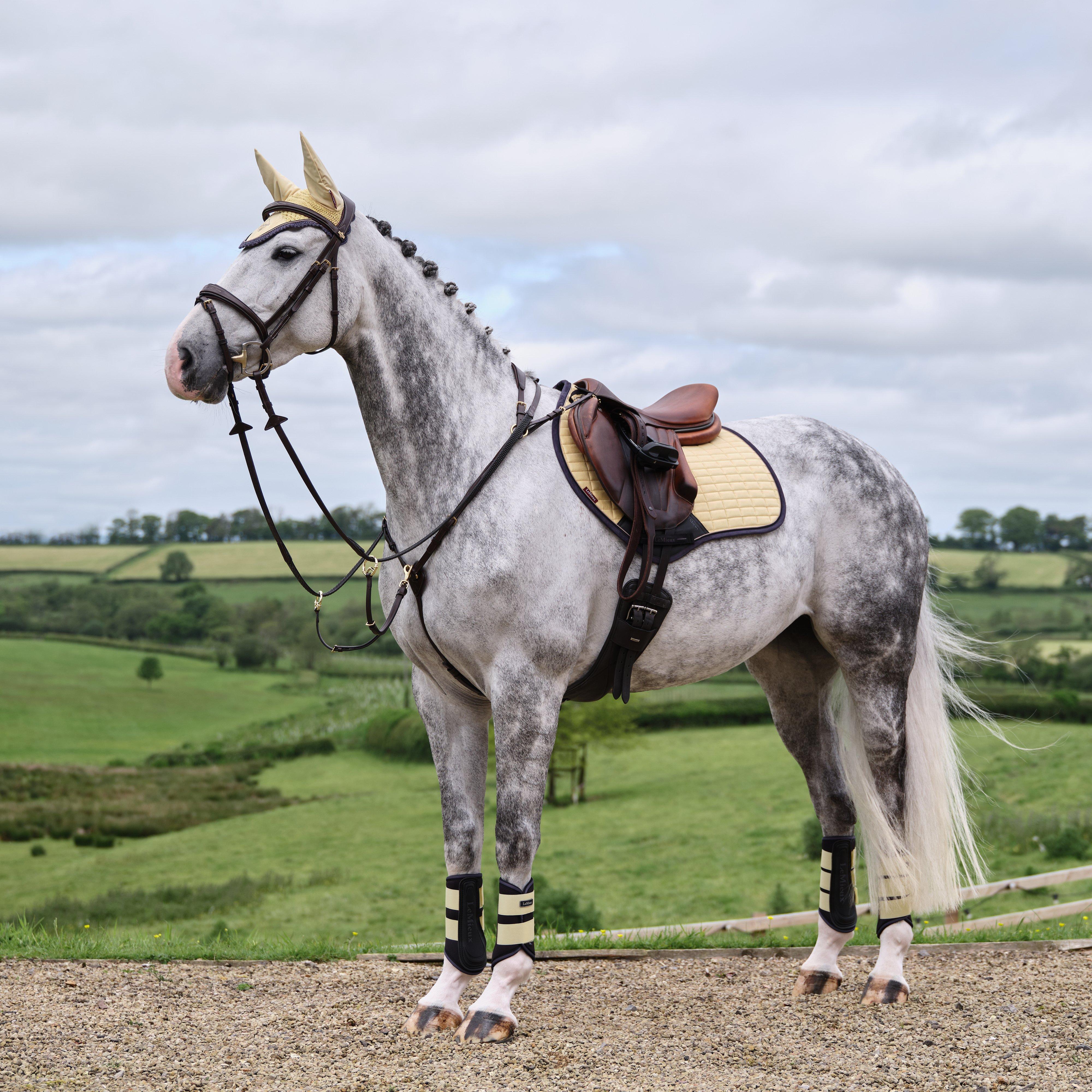 Suede Close Contact Saddle Pad Mimosa
