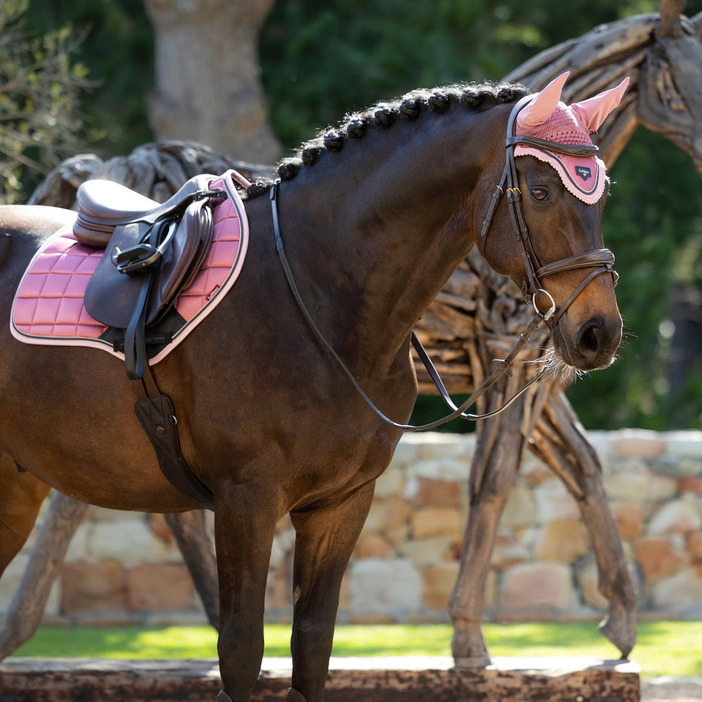 Loire Classic Close Contact Saddle Pad Peony
