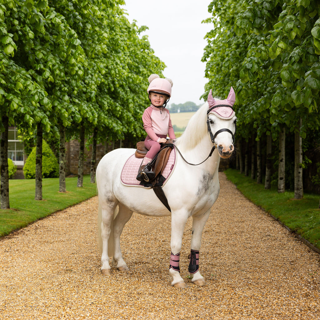 Mini Suede Close Contact Saddle Pad Blossom