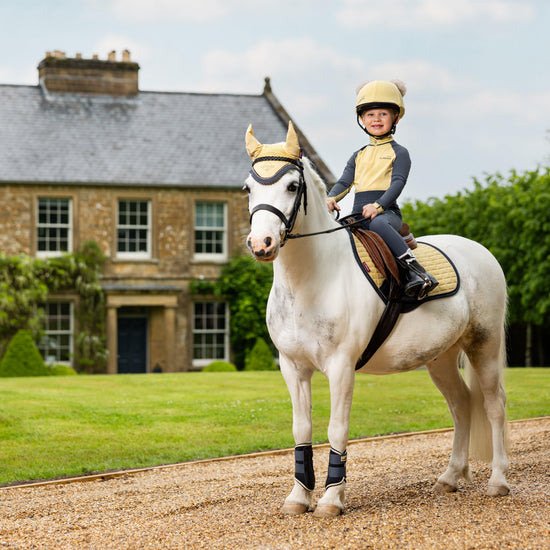 Mini Suede Close Contact Saddle Pad Mimosa