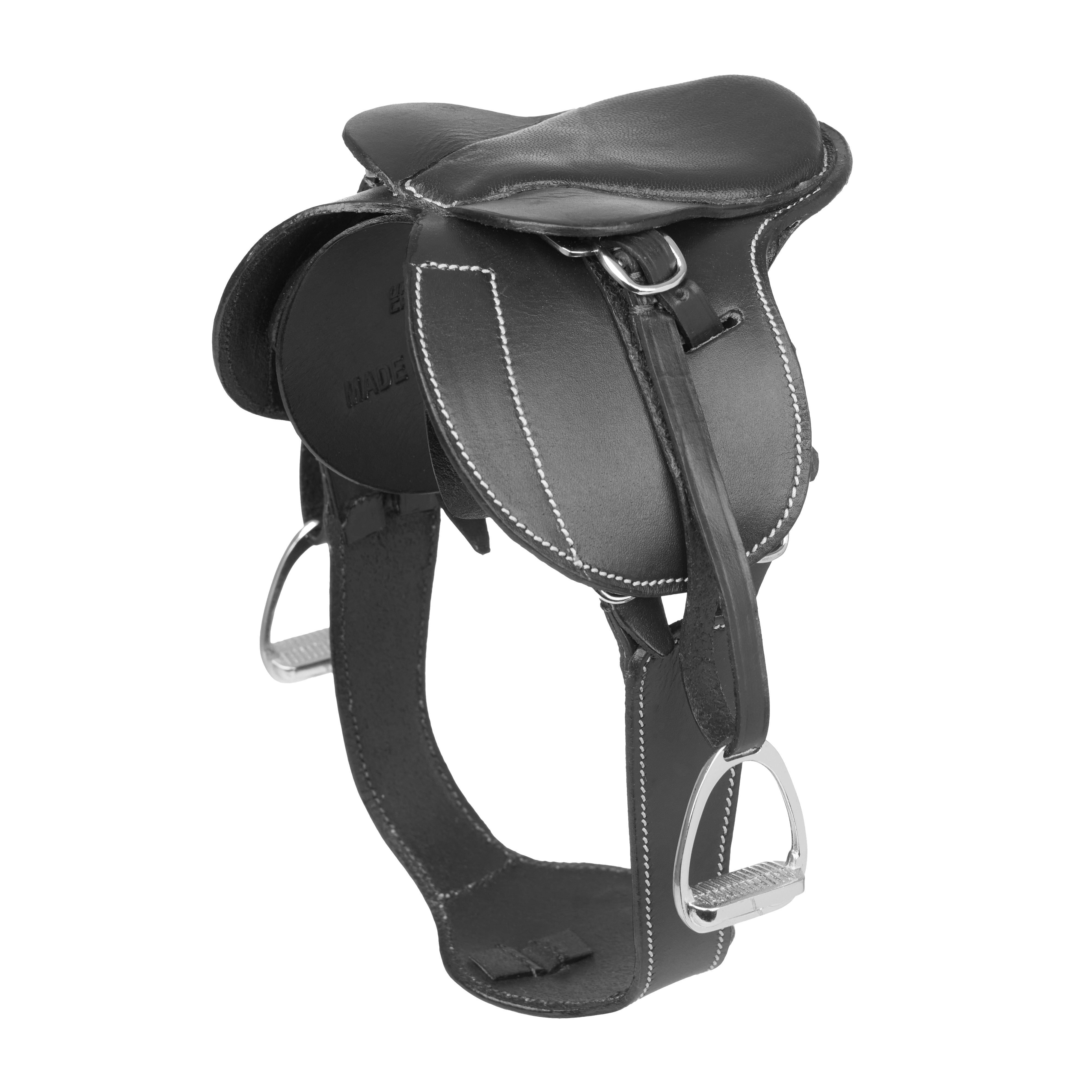 Toy Pony Jump Saddle & Stud Girth Black