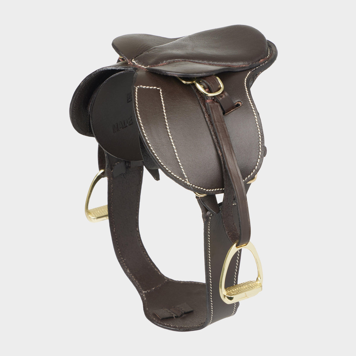 Toy Pony Jump Saddle & Stud Girth Brown