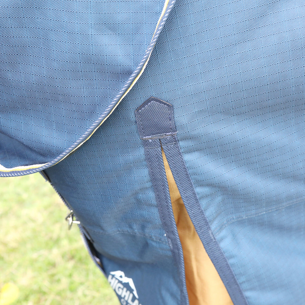 Highlander Plus Lite 0g Standard Neck Turnout Rug Navy
