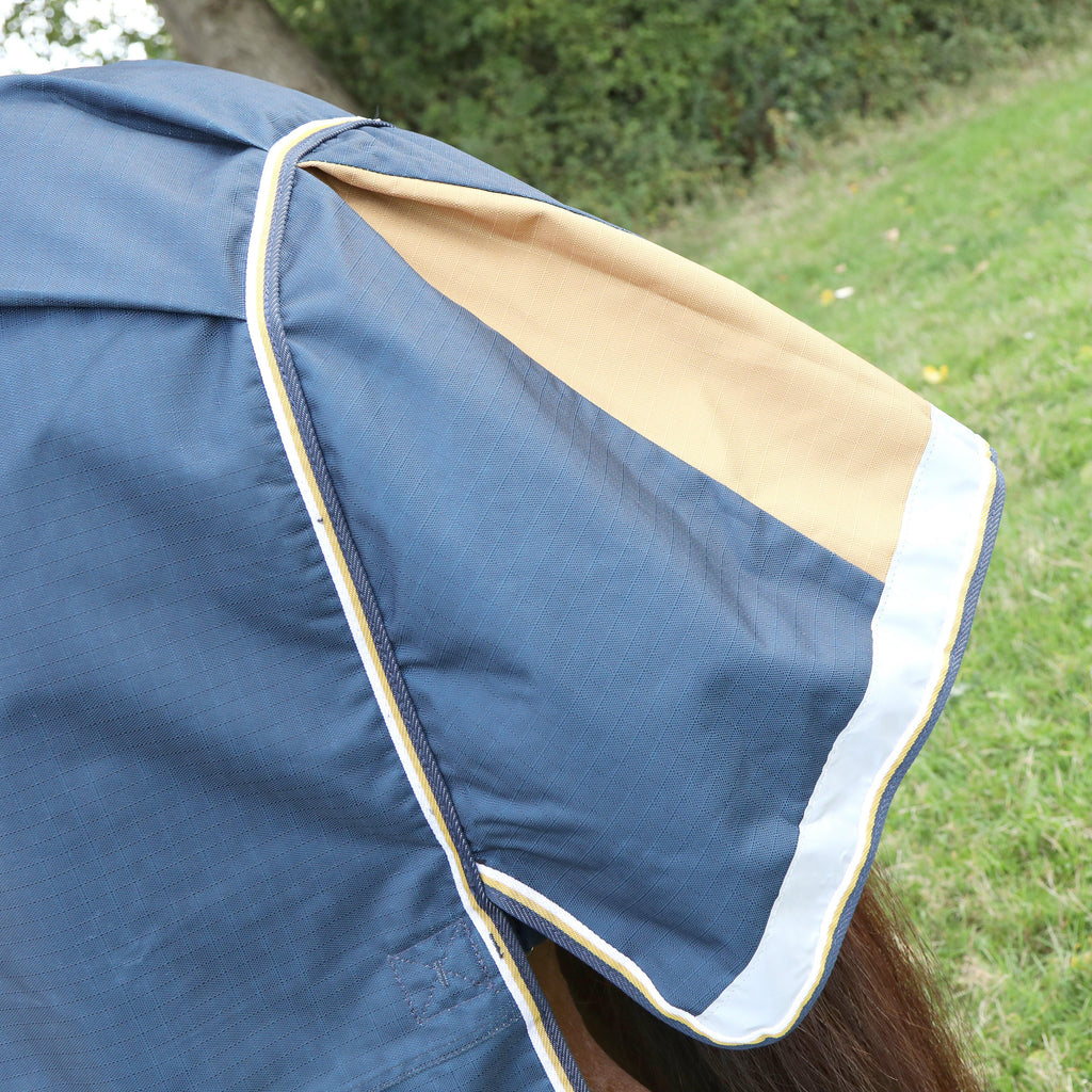 Highlander Plus Lite 0g Standard Neck Turnout Rug Navy