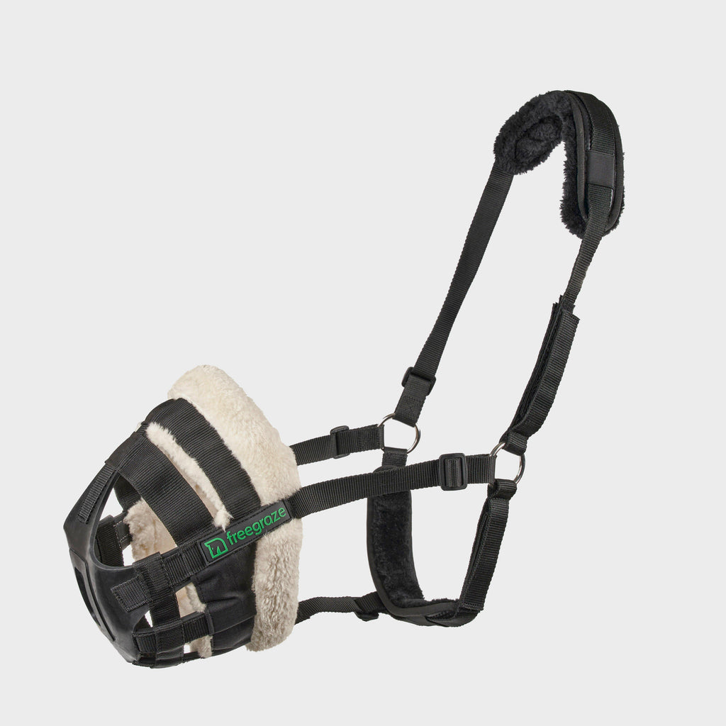 Deluxe Comfort Grazing Muzzle Black