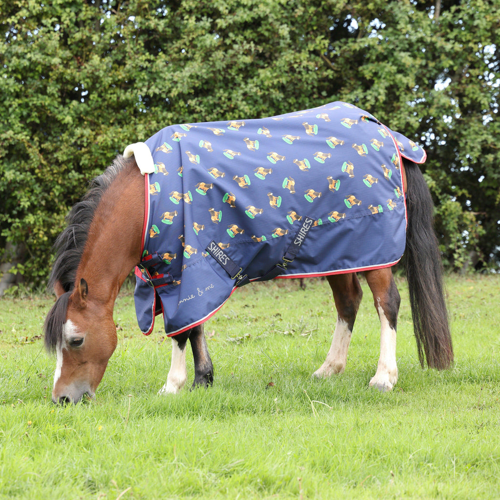 Winnie & Me Lite Turnout Rug Navy